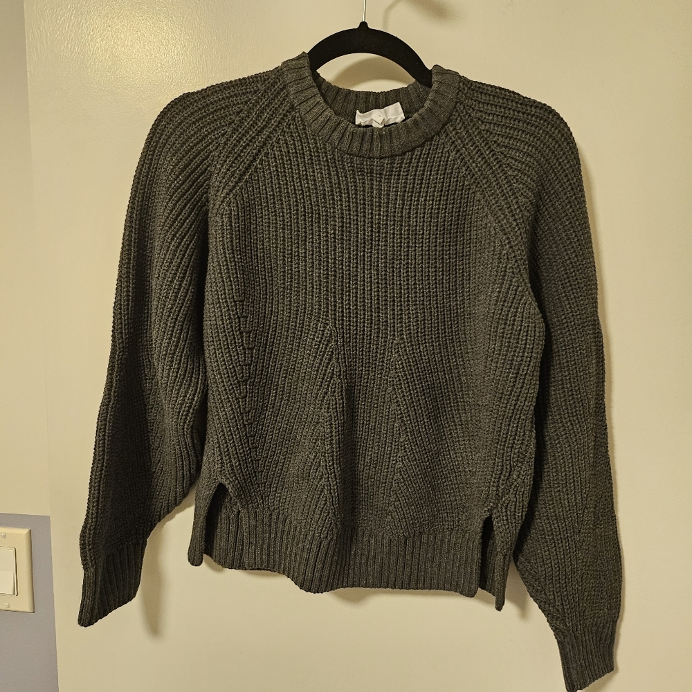 KOTN Women's Crewneck Sweater in Charcoal Gray